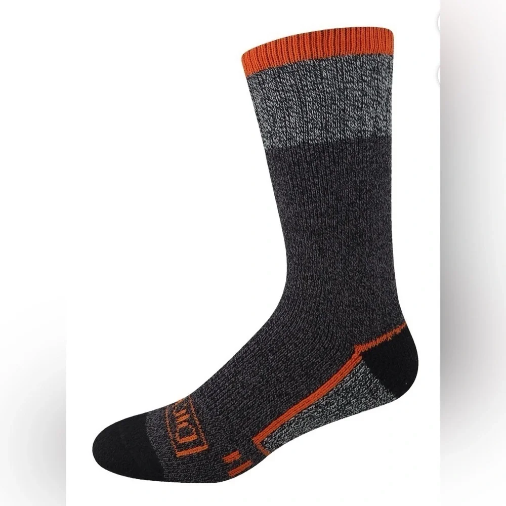 Dickies Mens Size 6-12 Thermal Cotton Crew Socks, 3-Pack